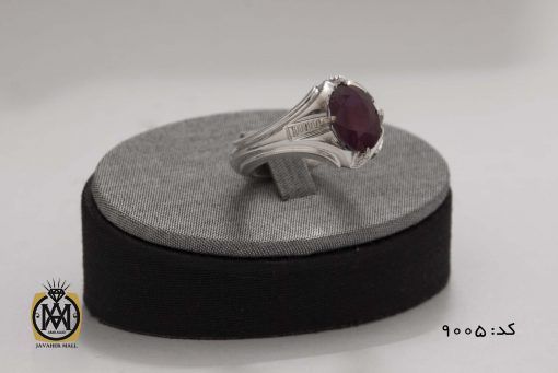 انگشتر یاقوت سرخ خوش رنگ مردانه هنر دست استاد شرفیان - کد 8005 - تصویر 3