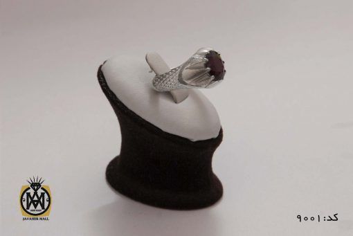 انگشتر یاقوت سرخ آفریقایی مردانه هنر دست استاد شرفیان - کد 8001 - تصویر 3