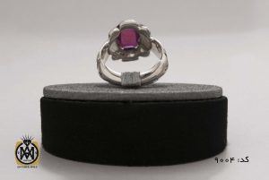 4b انگشتر یاقوت سرخ خوش رنگ مردانه هنر دست استاد شرفیان - کد 8004 - تصویر 5