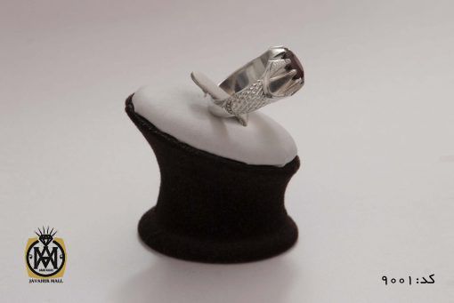 انگشتر یاقوت سرخ آفریقایی مردانه هنر دست استاد شرفیان - کد 8001 - تصویر 4