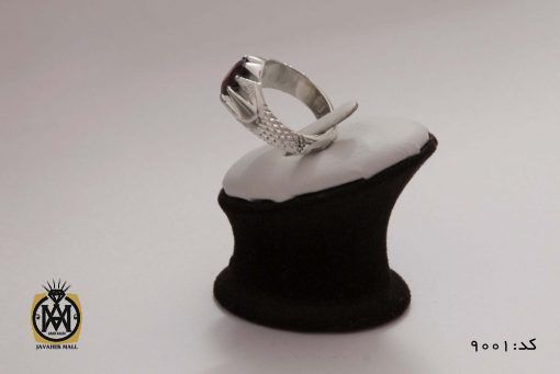 انگشتر یاقوت سرخ آفریقایی مردانه هنر دست استاد شرفیان - کد 8001 - تصویر 7