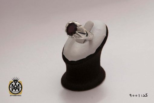 انگشتر یاقوت سرخ آفریقایی مردانه هنر دست استاد شرفیان - کد 8001 - تصویر 8