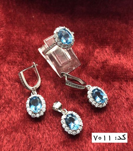 سرویس توپاز سوئیس مرغوب زنانه طرح پادینا - کد 7011 - تصویر 4