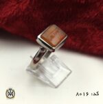 انگشتر عقیق یمن با حکاکی شرف الشمس هنر دست استاد ضابطی مردانه - کد 8016 - تصویر 3