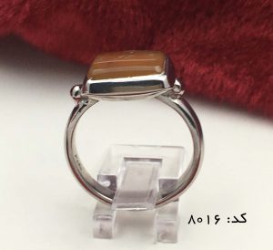IMG_7014 انگشتر عقیق یمن با حکاکی شرف الشمس هنر دست استاد ضابطی مردانه - کد 8016 - تصویر 5