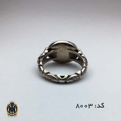 انگشتر عقیق یمن سفید با حکاکی هو الحی القیوم هنر استاد حیدر مردانه - کد 8003 انگشتر عقیق یمن سفید با حکاکی هو الحی القیوم هنر استاد حیدر مردانه - کد 8003