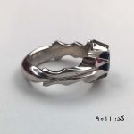 IMG_E6924 انگشتر یاقوت کبود آفریقایی مردانه دست ساز - کد 8011 - تصویر 4