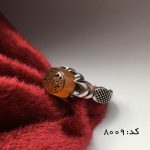 IMG_E7124 انگشتر عقیق یمن با حکاکی بدوام النعم مردانه - کد 8009 - تصویر 3