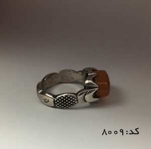 IMG_E7127 انگشتر عقیق یمن با حکاکی بدوام النعم مردانه - کد 8009 - تصویر 6