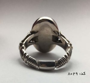 IMG_E7272 انگشتر عقیق یمن با حکاکی یا علی ابن الحسین (ع) هنر دست استاد حیدر مردانه - کد 8029 - تصویر 6