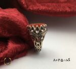 انگشتر عقیق یمن با حکاکی یا امام الرئوف هنر دست استاد حیدر مردانه - کد 8025 - تصویر 3
