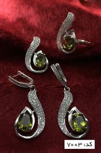 IMG_E7506 سرویس زبرجد زنانه طرح نیایش- کد 7003 - تصویر 4