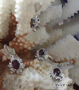 سرویس گارنت زنانه طرح ستایش - کد 7007