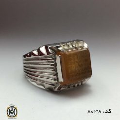 انگشتر عقیق یمن با حکاکی هفت شرف استاد ضابطی دست ساز مردانه - کد 8038 انگشتر عقیق یمن با حکاکی هفت شرف استاد ضابطی دست ساز مردانه - کد 8038