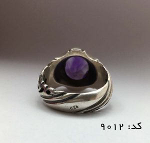IMG_E7803 انگشتر آمتیست خوش رنگ و مرغوب مردانه - کد 8012 - تصویر 7