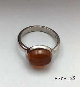 IMG_E7804 انگشتر عقیق - کد 8020 - تصویر 2