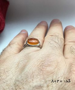 IMG_E7815 انگشتر عقیق - کد 8020 - تصویر 5