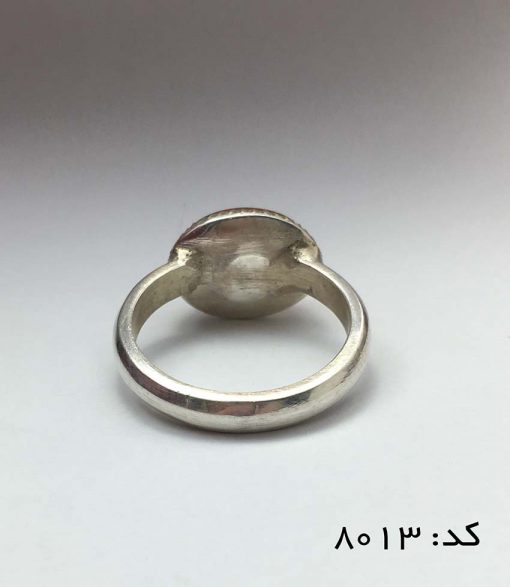 انگشتر عقیق یمن با حکاکی شرف الشمس هنر دست استاد ضابطی - کد 8013 - تصویر 5