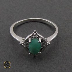 انگشتر زمرد اصل نقره (2) انگشتر زمرد اصل نقره
