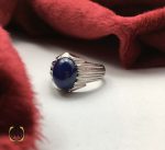 انگشتر یاقوت استار کبود مردانه (1) انگشتر یاقوت استار کبود مردانه