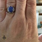 انگشتر یاقوت استار کبود مردانه (2) انگشتر یاقوت استار کبود مردانه