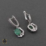 گوشواره زمرد زنانه اصل (3) گوشواره زمرد زنانه اصل