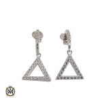 1 گوشواره نقره زنانه طرح ملیسا - کد 5013