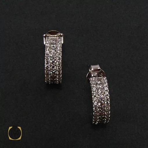 گوشواره نقره، کد 5000 - تصویر 2