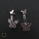 گوشواره نقره، کد 5003 - تصویر 2