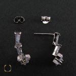 گوشواره نقره، کد 5001 - تصویر 3
