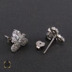 گوشواره نقره، کد 5004 - تصویر 3