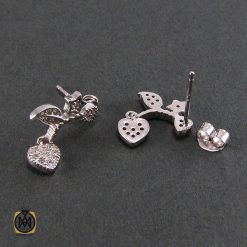 گوشواره نقره زنانه طرح صبا - کد 5016 گوشواره نقره زنانه طرح صبا - کد 5016