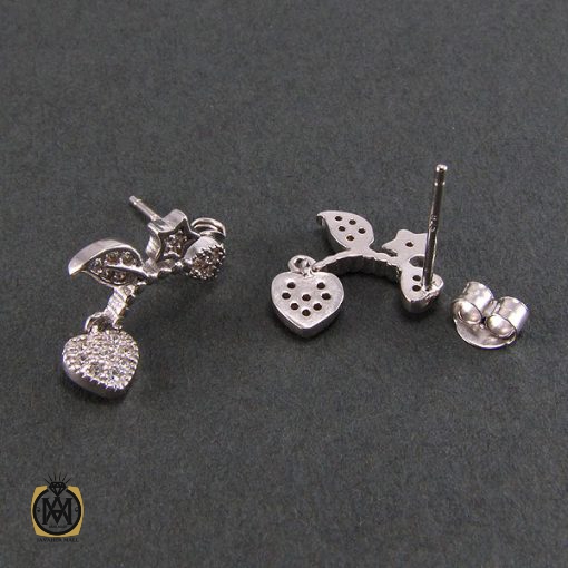 گوشواره نقره زنانه طرح صبا - کد 5016 - تصویر 2