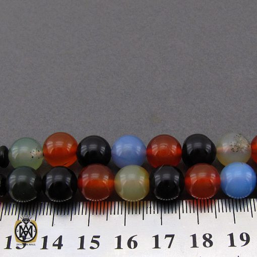 تسبیح ام البنین 33 دانه عقیق درشت - کد 4008 - تصویر 4