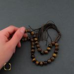 تسبیح چشم ببر 33 دانه اصل و معدنی - کد 4005 - تصویر 5