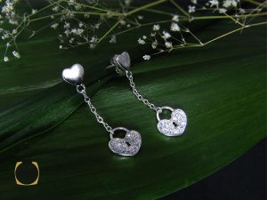5010 گوشواره نقره زنانه طرح سوسن - کد 5010 - تصویر 5