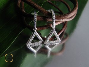 5013 گوشواره نقره زنانه طرح ملیسا - کد 5013 - تصویر 5