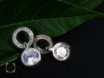 گوشواره نقره زنانه طرح نیلوفر - کد 5018 - تصویر 5