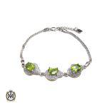 دستبند زبرجد زنانه طرح پریسا – کد 1020