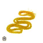 تسبیح جید زرد شرف الشمس 101 دانه - کد 4050