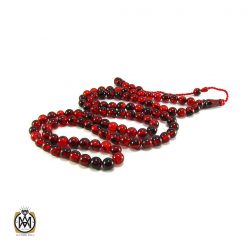 تسبیح کهربای پودری 101 دانه خوش رنگ - کد 4076 تسبیح کهربای پودری 101 دانه خوش رنگ - کد 4076