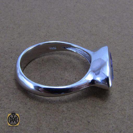 انگشتر آمتیست زنانه طرح ملیکا - کد 2034 - تصویر 4