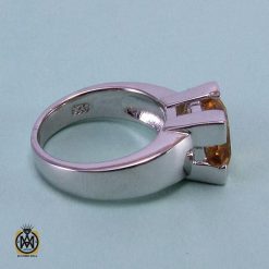 انگشتر سیترین زنانه طرح وینا - کد 2039 انگشتر سیترین زنانه طرح وینا - کد 2039