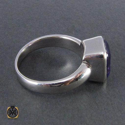 انگشتر آمتیست زنانه طرح نیکی - کد 2046 - تصویر 4