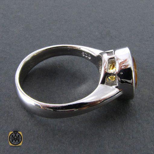 انگشتر سیترین زنانه طرح نیکو - کد 2047 - تصویر 4