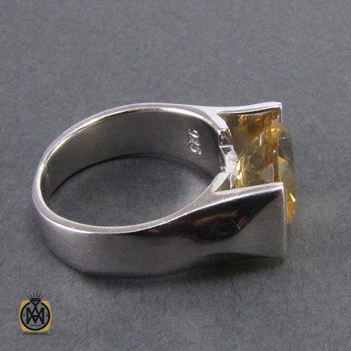 انگشتر سیترین زنانه طرح درسا- کد 2056 - تصویر 2