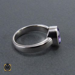 انگشتر آمتیست زنانه طرح آلما - کد 2059 انگشتر آمتیست زنانه طرح آلما - کد 2059