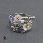 2 سرویس تانزانایت، کوارتز و صدف طرح مهشید زنانه - کد 7037 - تصویر 2