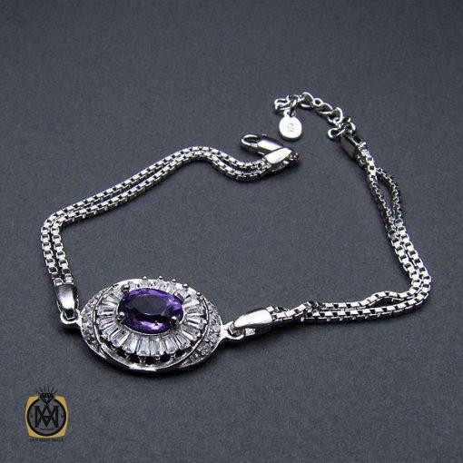 دستبند آمتیست زنانه – کد 1005 - تصویر 2