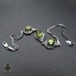 دستبند زبرجد زنانه طرح پریسا – کد 1020 - تصویر 2